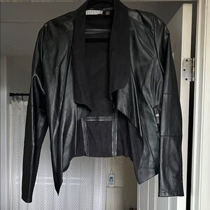 Bagatelle Women's Elegant Black Leather Jacket